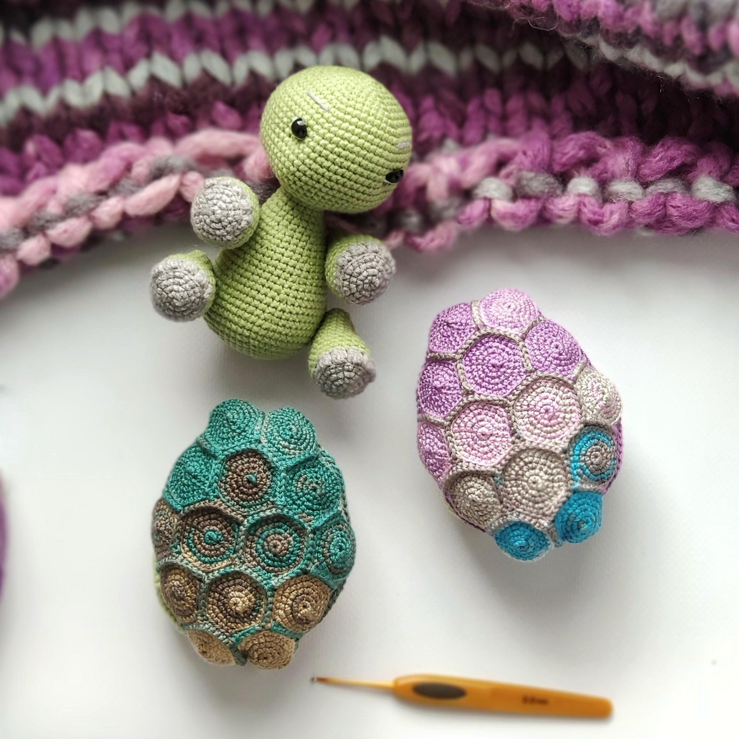 Turtle with removable shell crochet pattern - photo 10