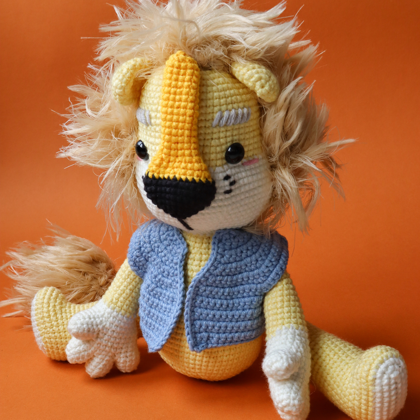 Lion crochet pattern, animal crossing crochet