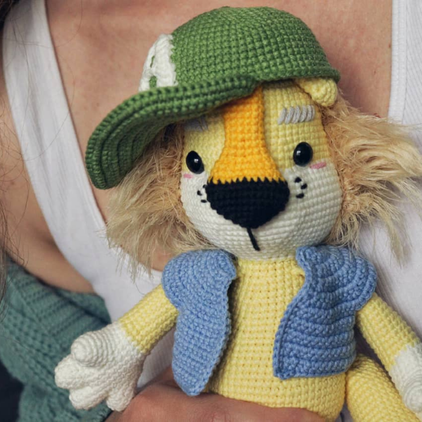 Lion crochet pattern, animal crossing crochet