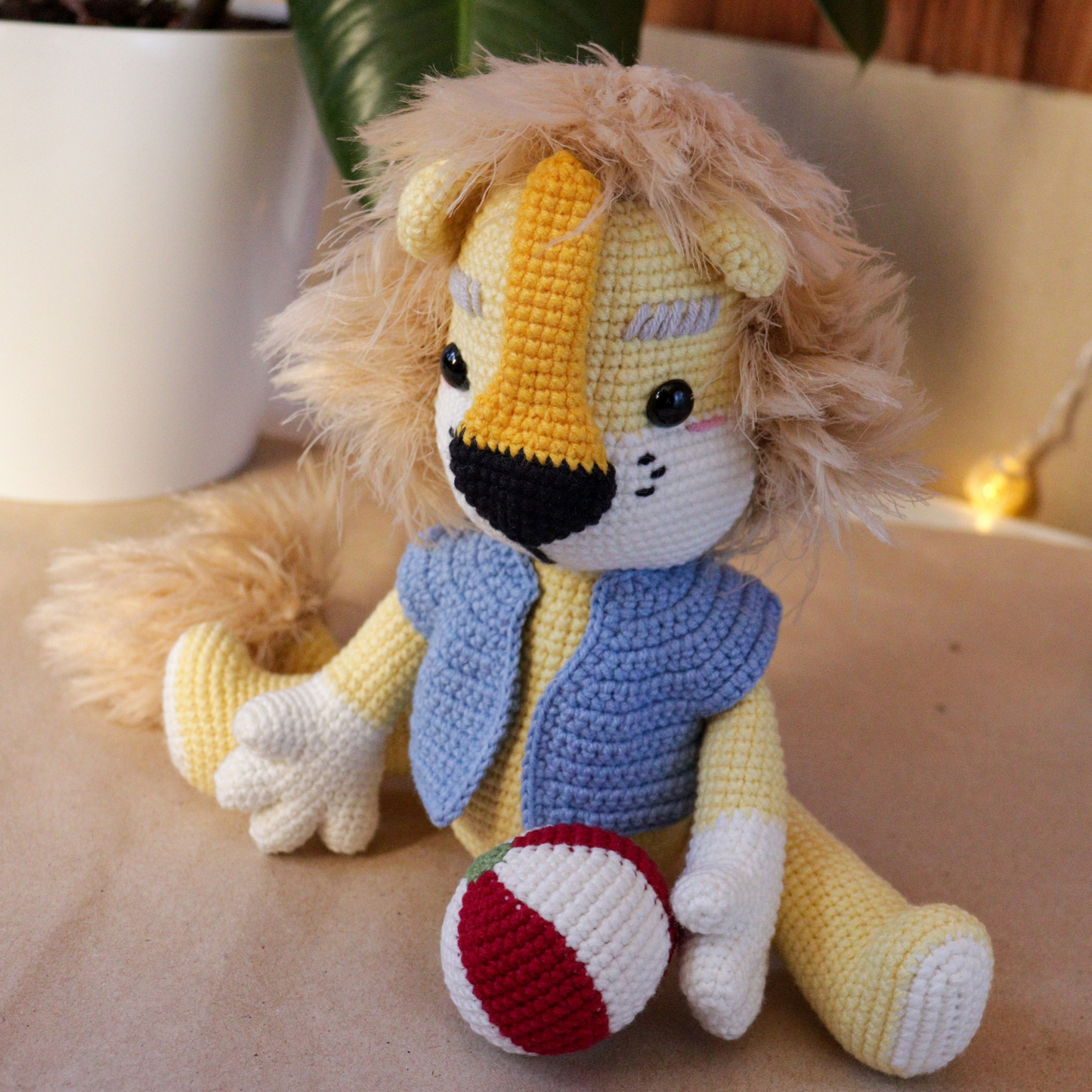 Lion crochet pattern, animal crossing crochet