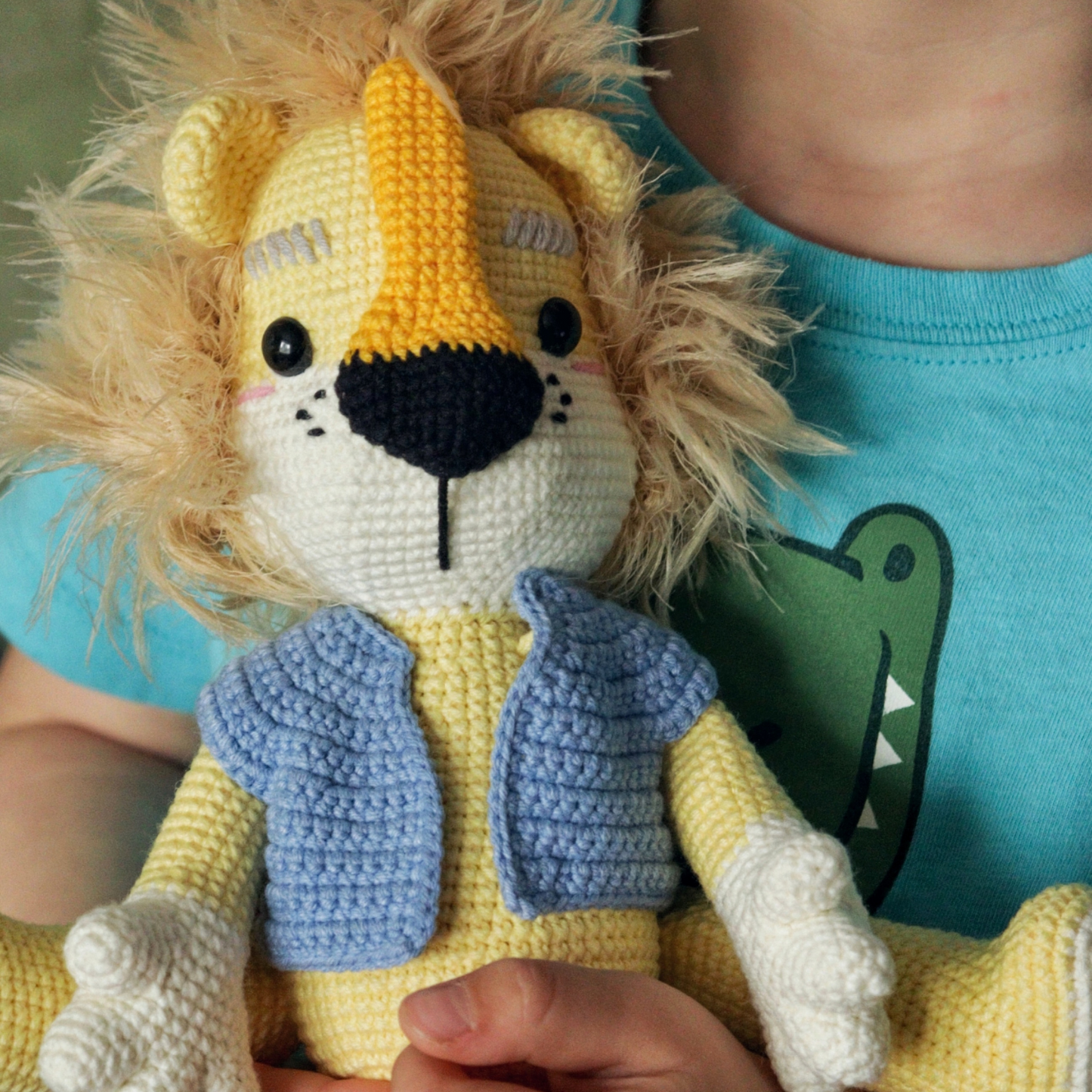 Lion crochet pattern, animal crossing crochet