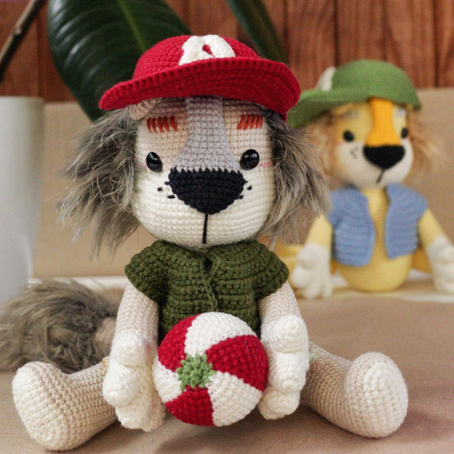 Lion crochet pattern, animal crossing crochet