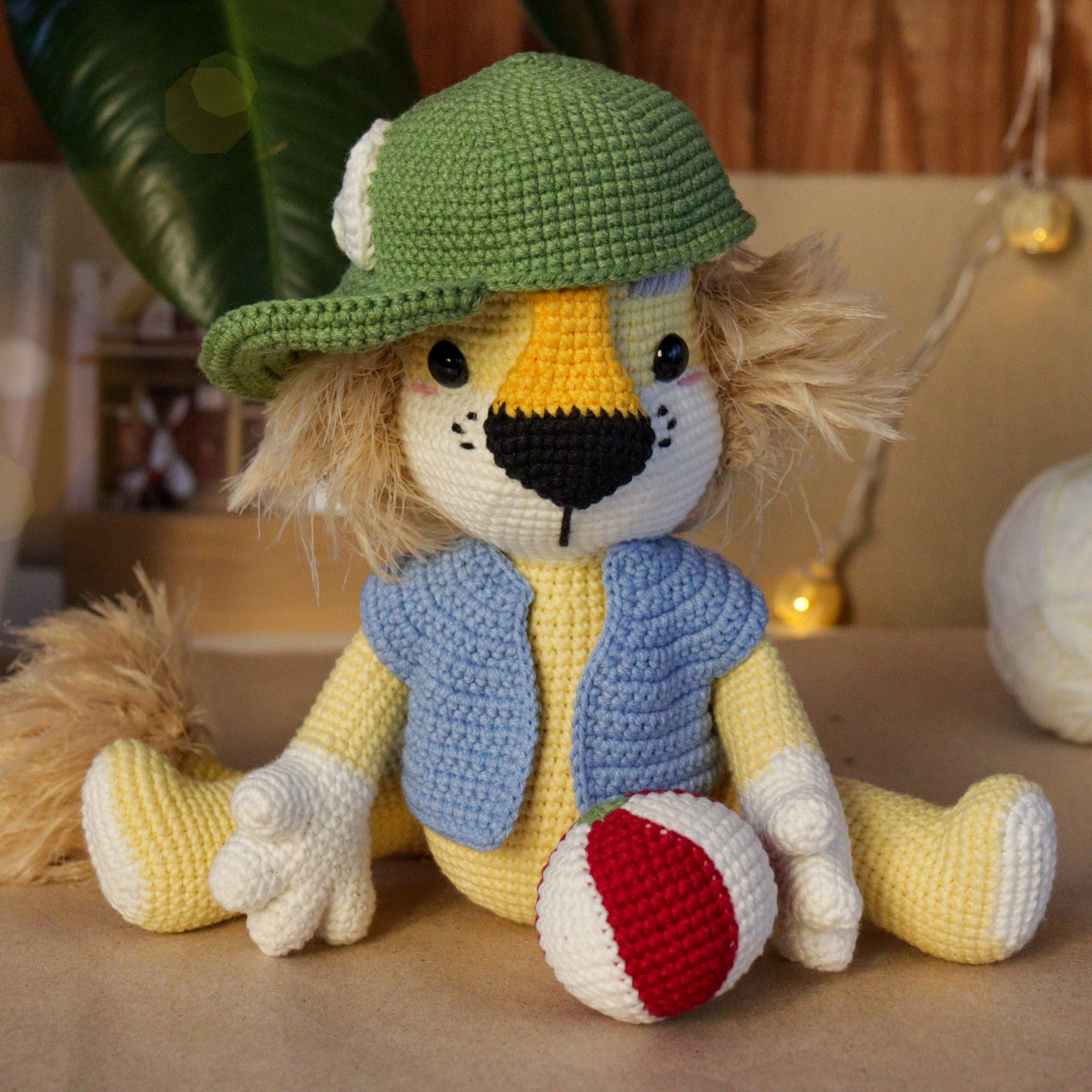 Lion crochet pattern, animal crossing crochet