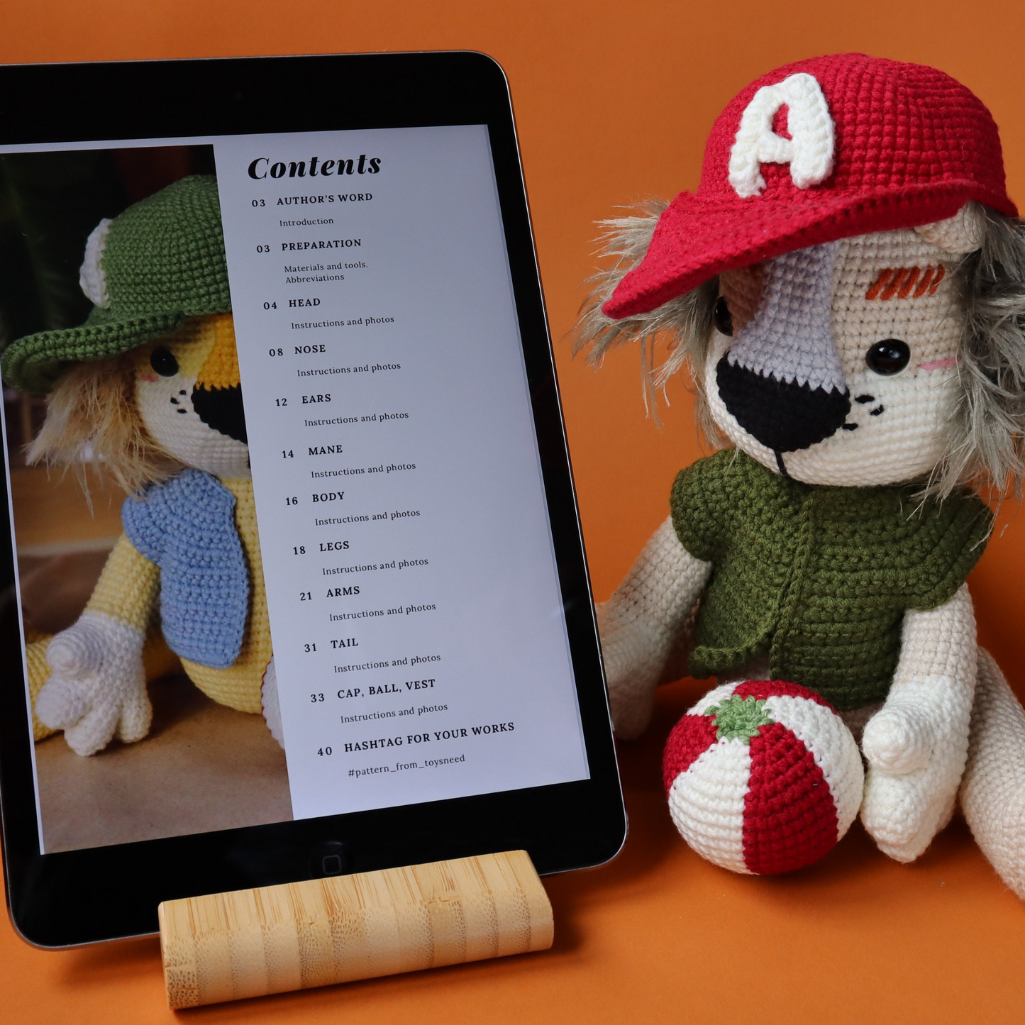 Lion crochet pattern, animal crossing crochet