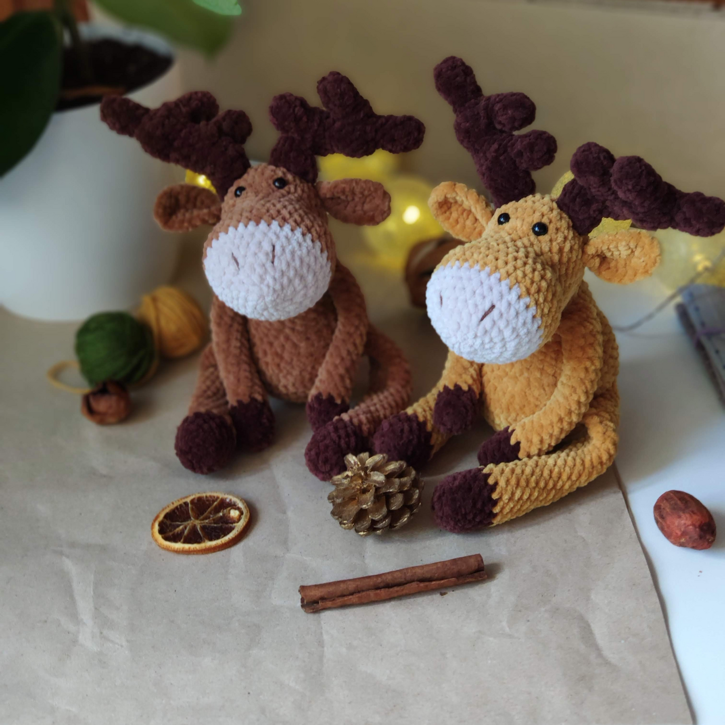 Crochet moose pattern