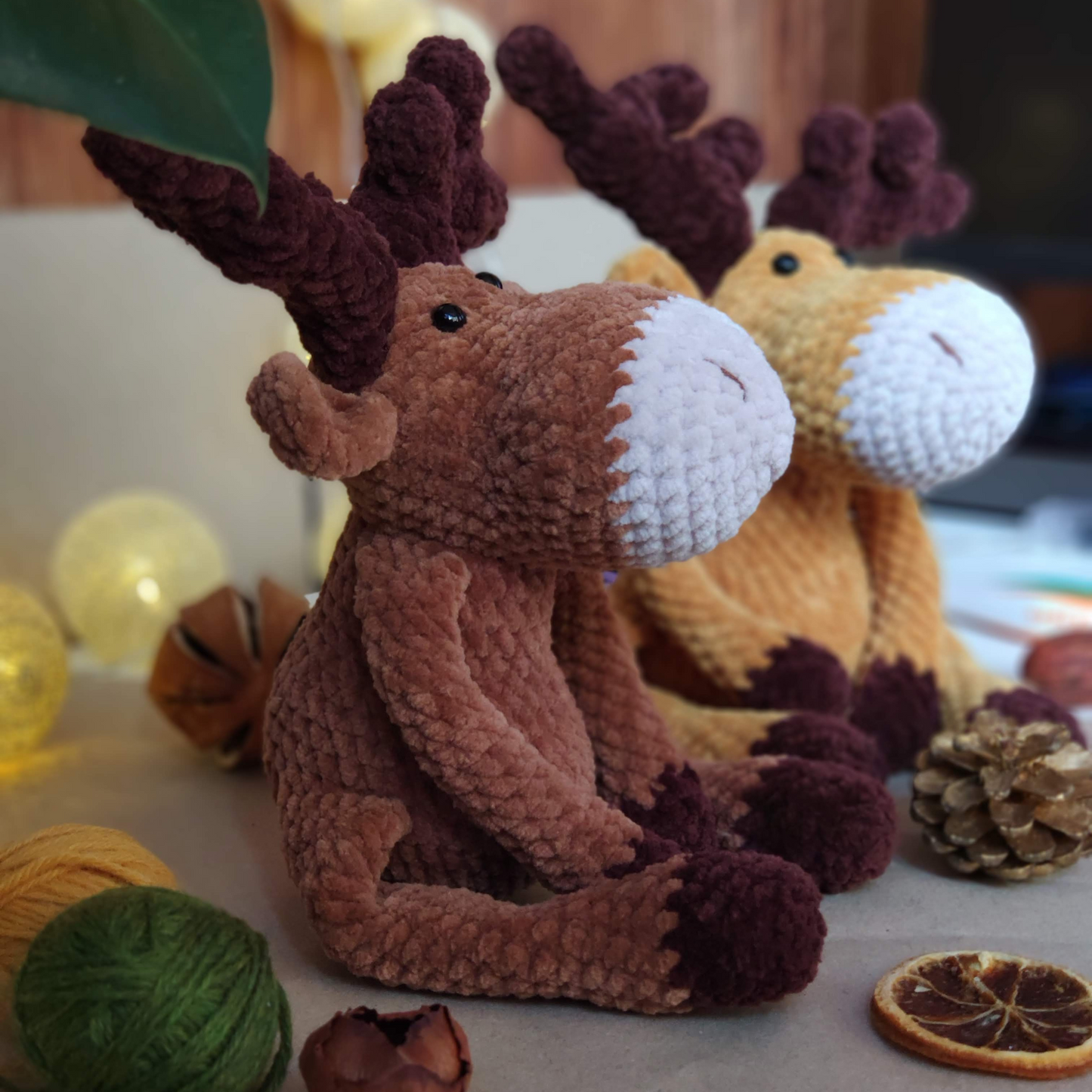 Crochet moose pattern