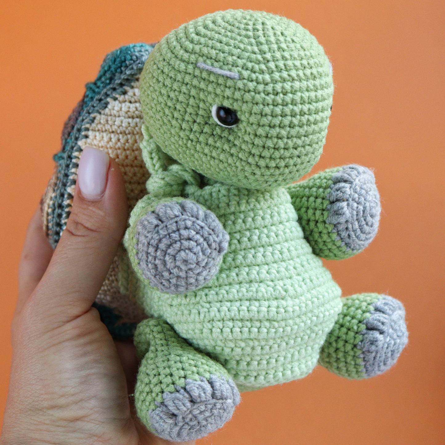 Turtle with removable shell crochet pattern - photo 3