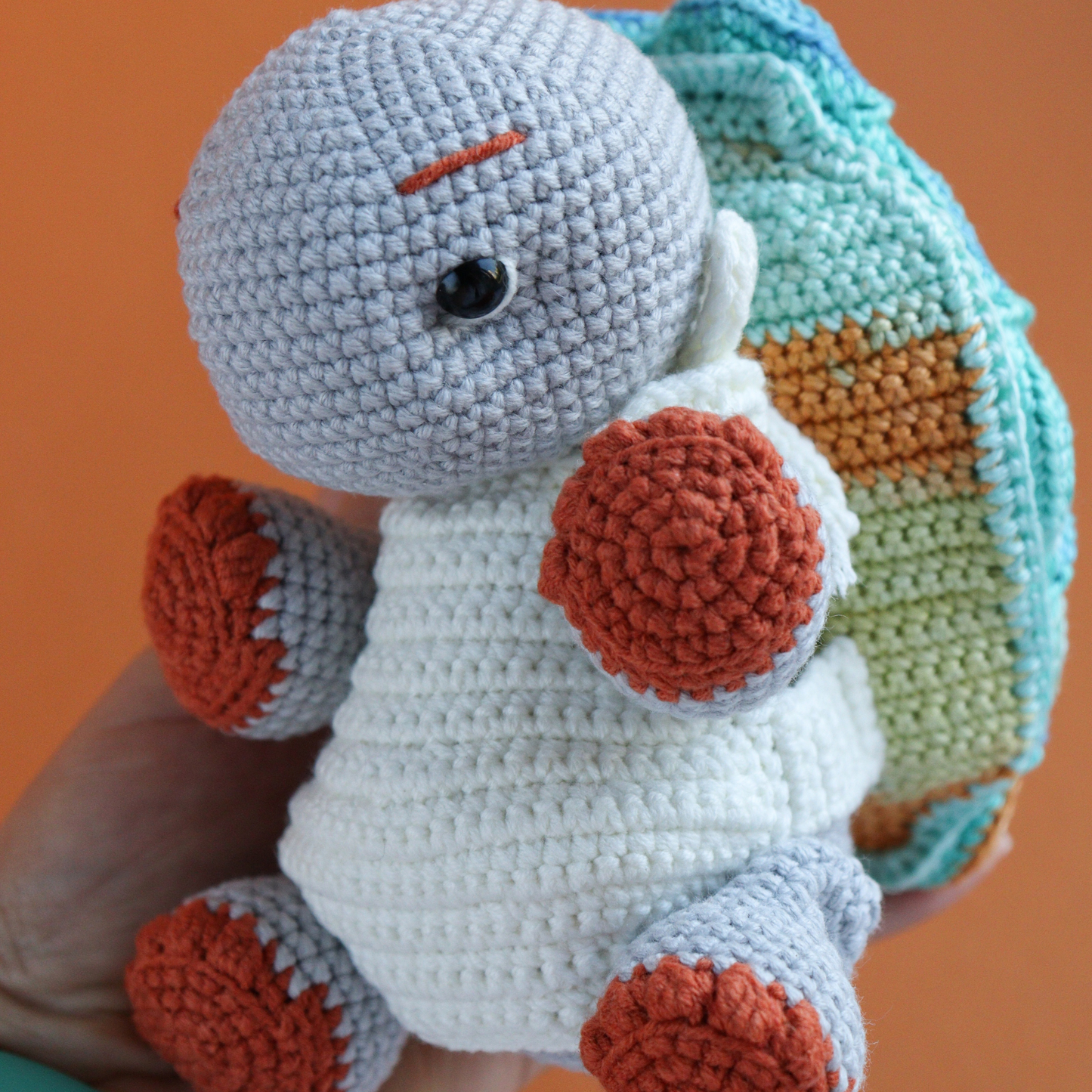 Turtle with removable shell crochet pattern - photo 6