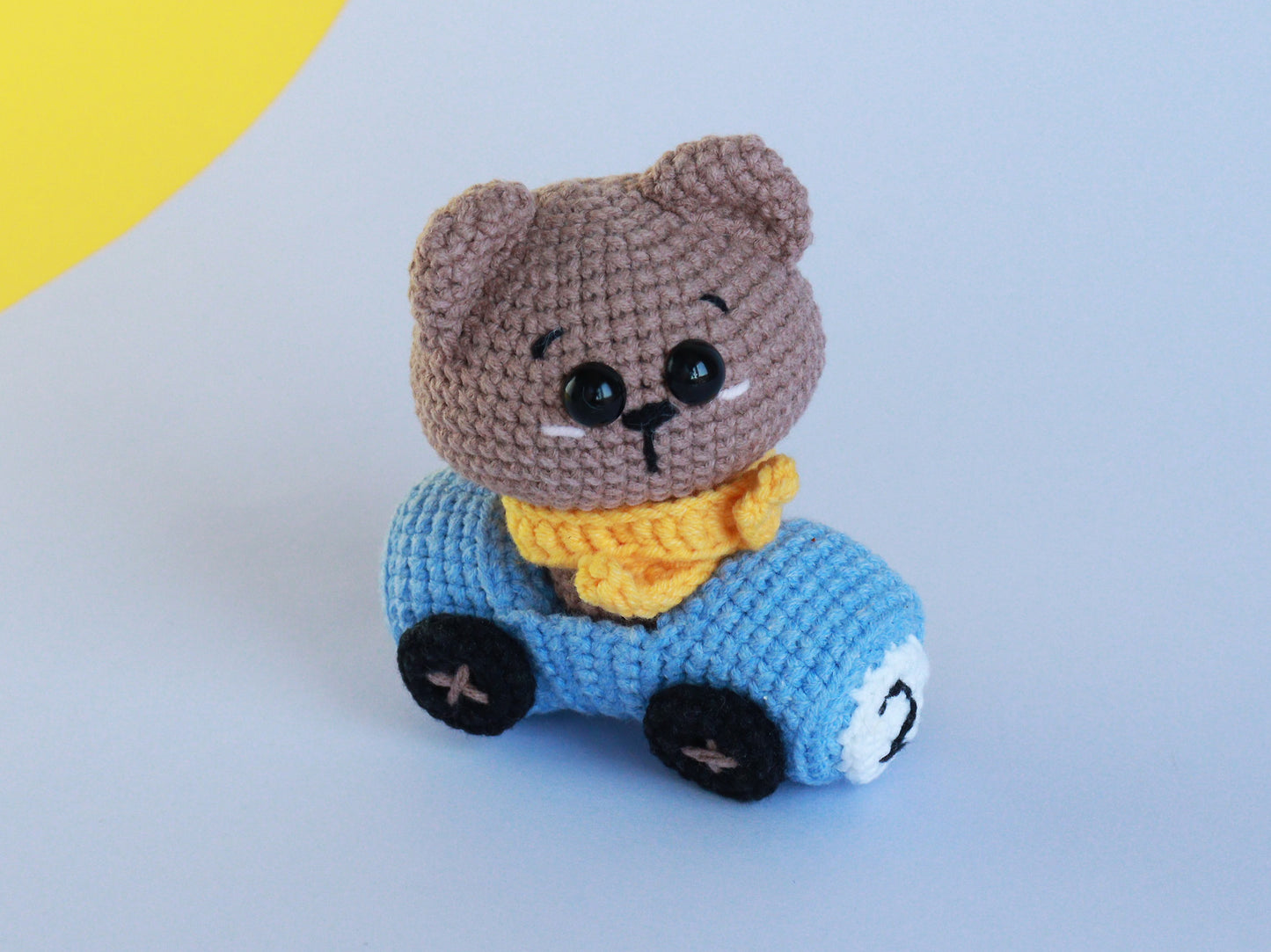 Wheelson the Bear Crochet Kit – Part of the Drivers Series