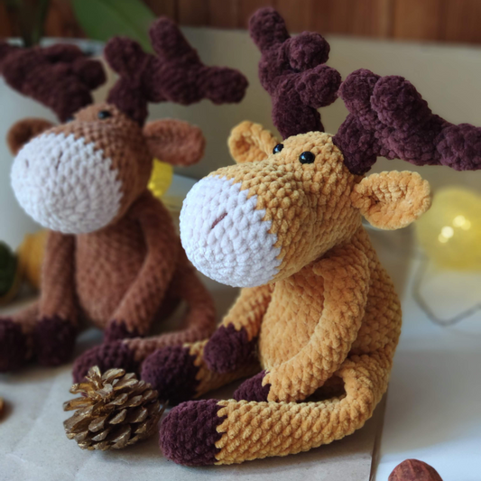 Crochet moose pattern