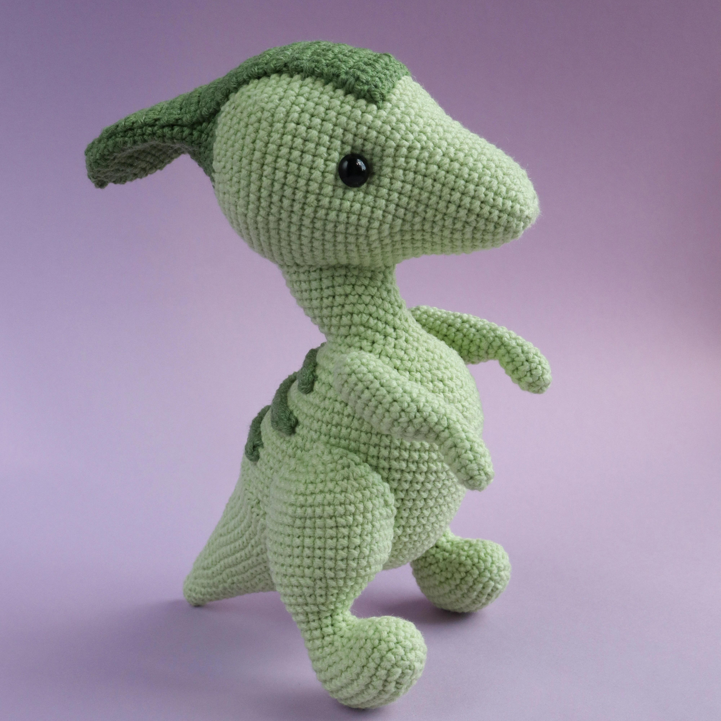 Candy the parasaurolophus dinosaur crochet pattern - photo 3
