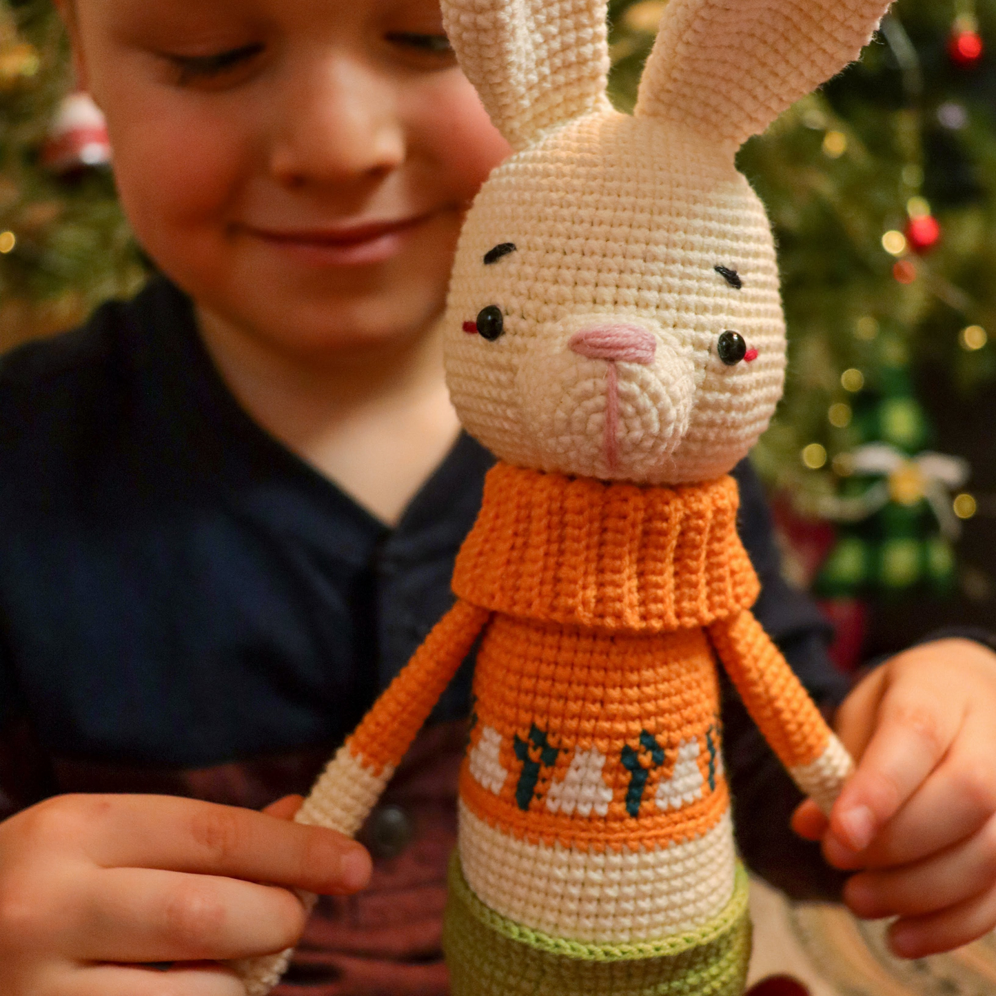 Crochet pattern set 3in1: rabbit, bear, donkey