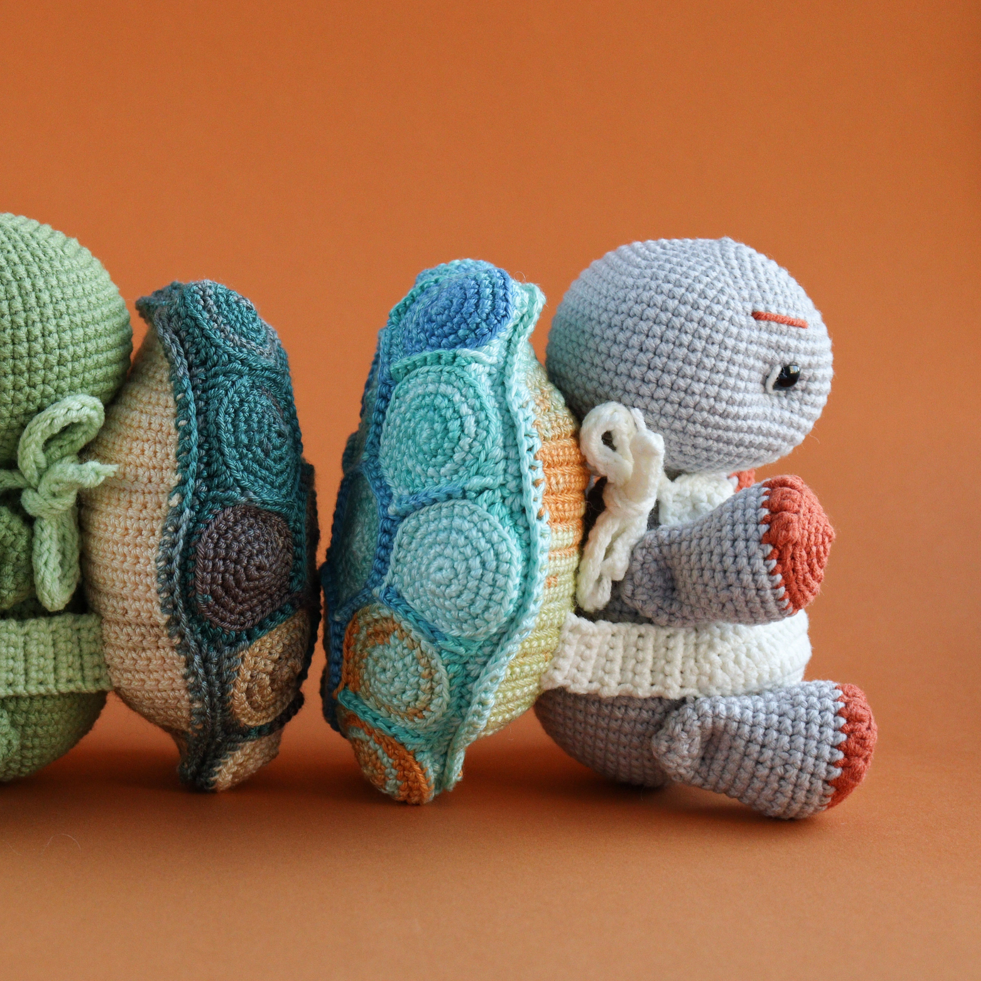 Turtle with removable shell crochet pattern - photo 5