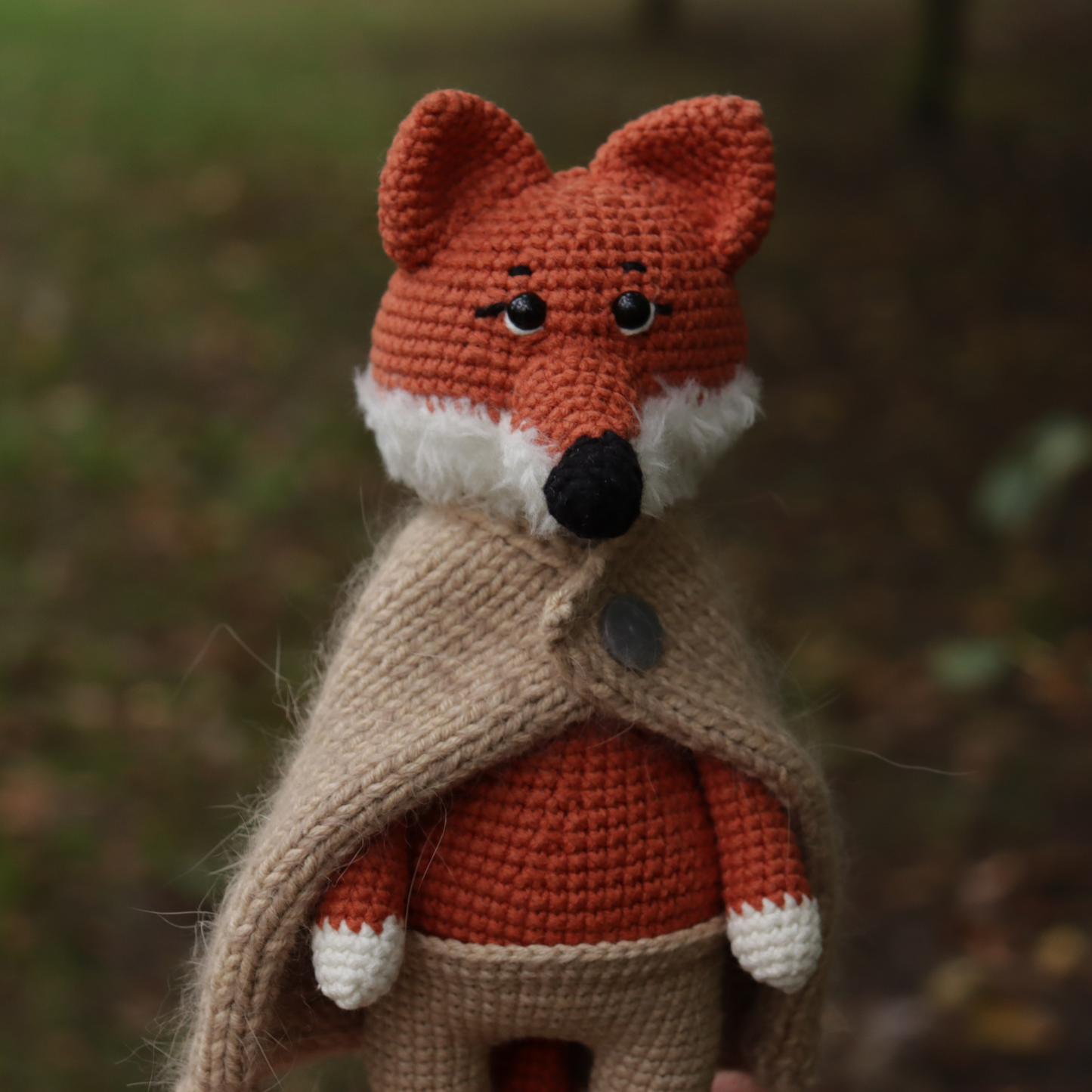 Crochet pine cone pattern, crochet fox pattern, SET 2in1 pattern+BONUS