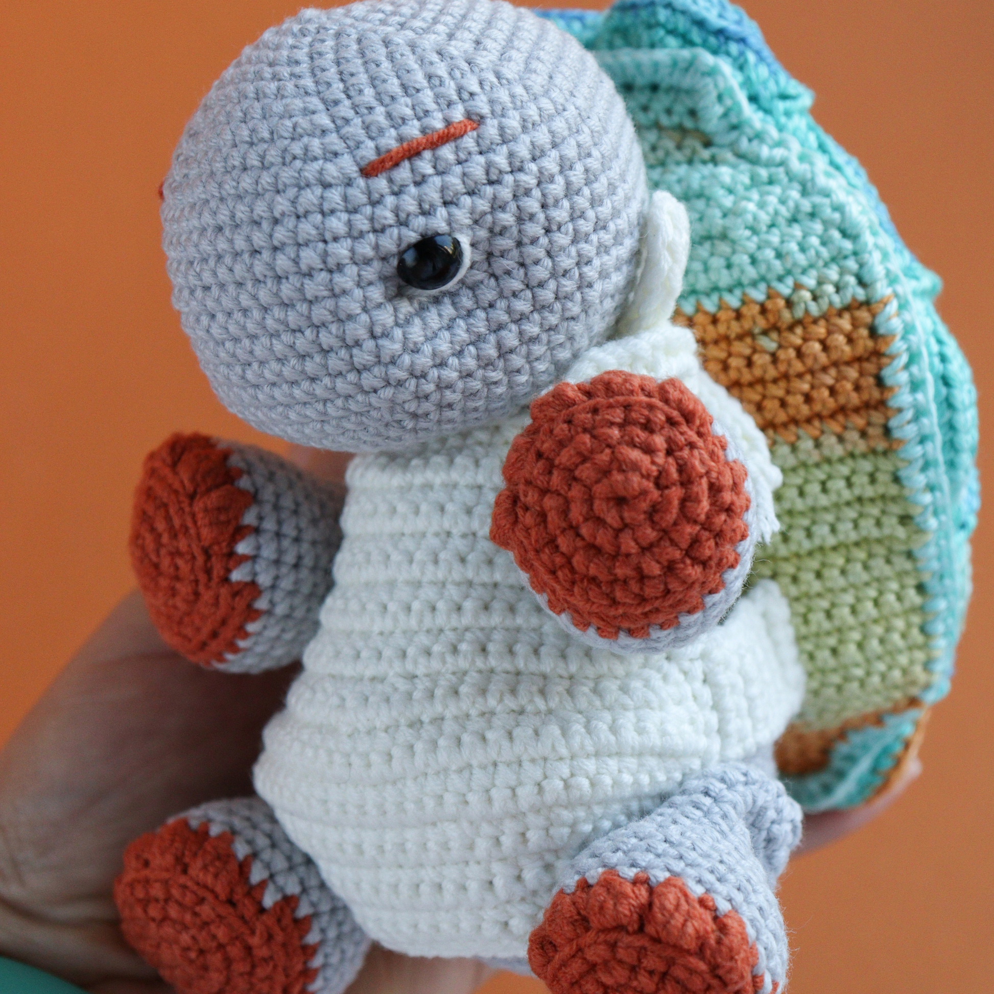 Turtle with removable shell crochet pattern - photo 6